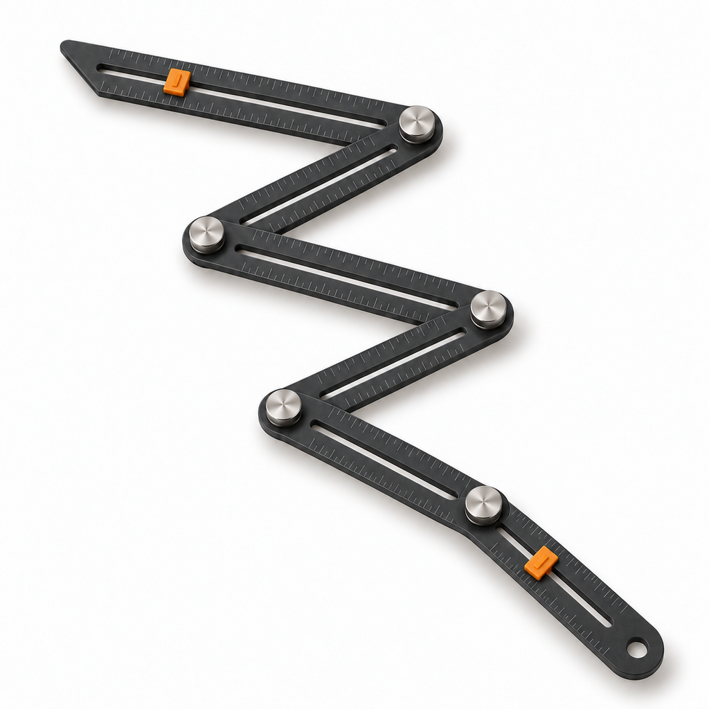 Gabarit de traçage articulé à 6 segments