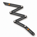 Gabarit de traçage articulé à 6 segments