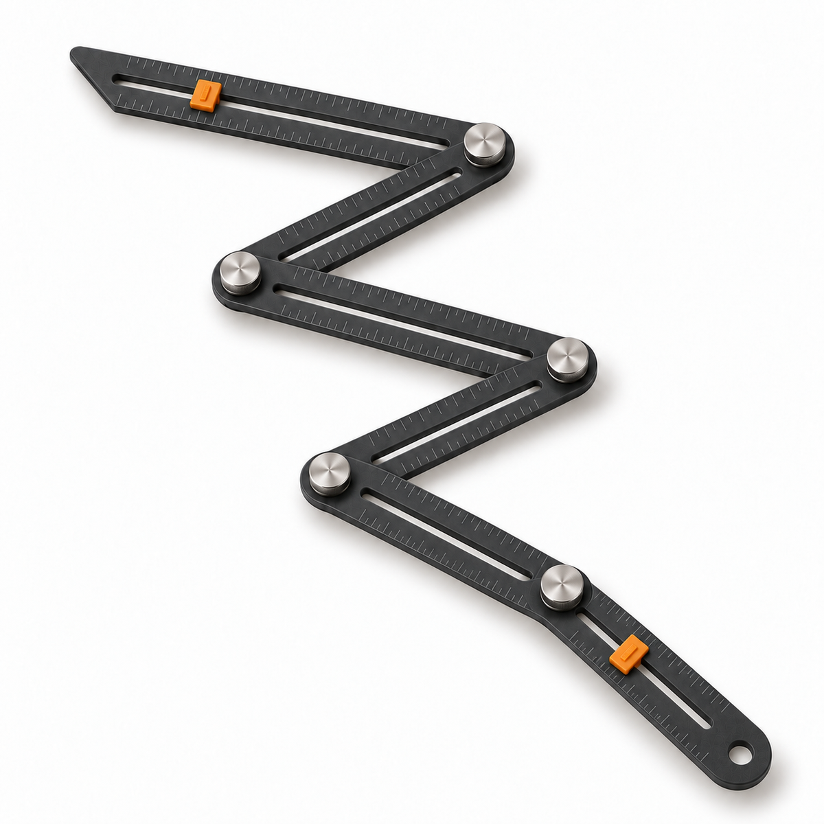 Gabarit de traçage articulé à 6 segments
