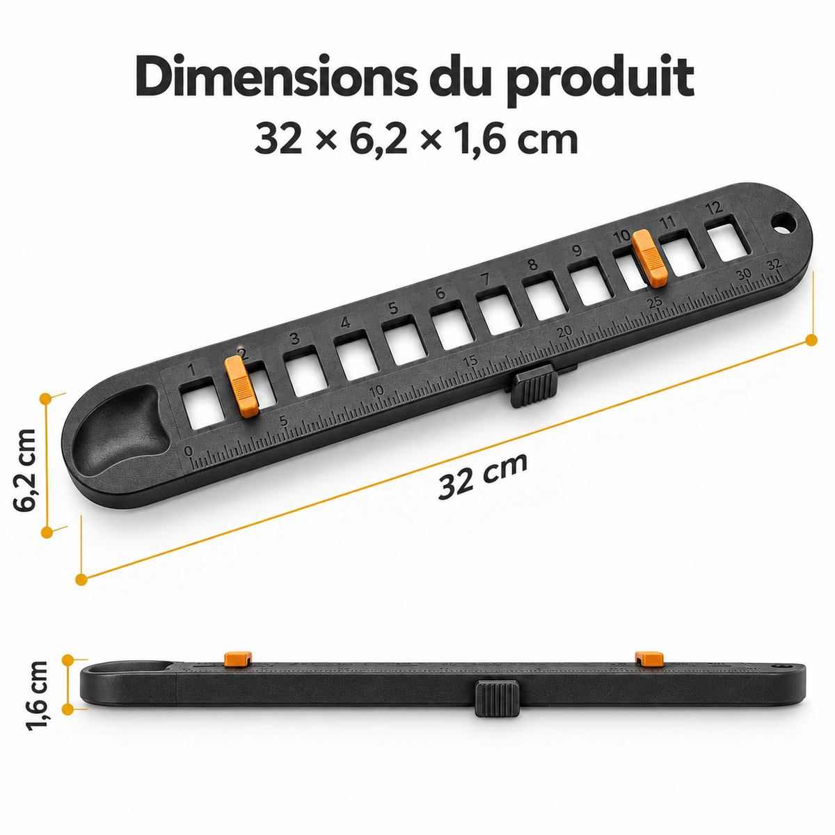Guide de marquage réglable pour perçage