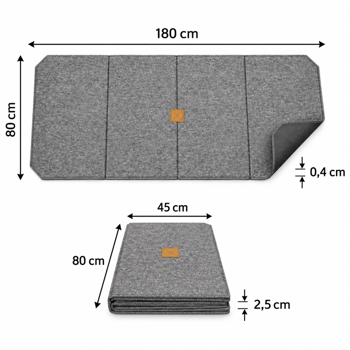 Tapis pliable de protection pour travaux intérieurs