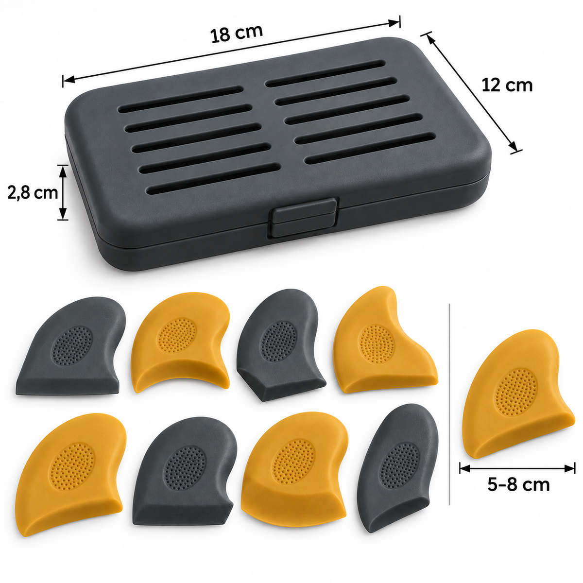 Lot de 8 lisseurs pour joints en silicone